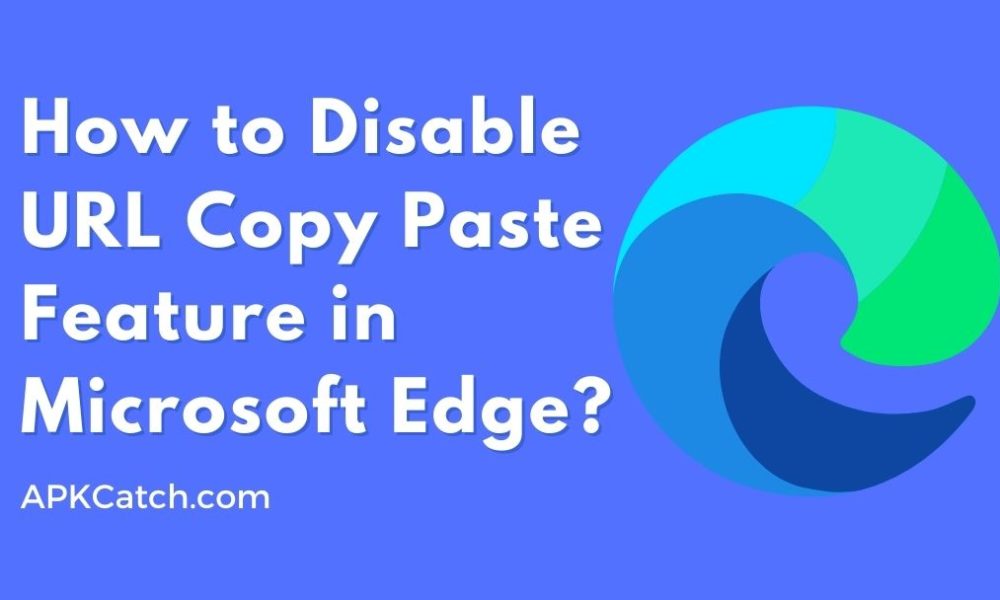 How to Disable URL Copy Paste Feature in Microsoft Edge