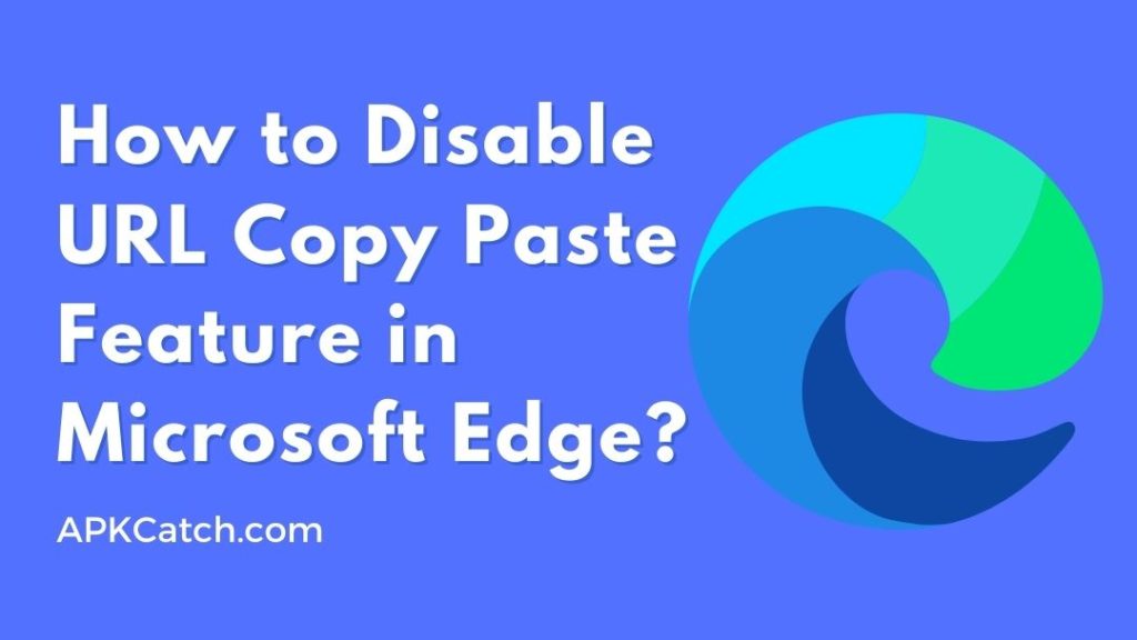 How to Disable URL Copy Paste Feature in Microsoft Edge