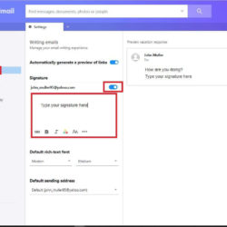 Yahoo Email Signature