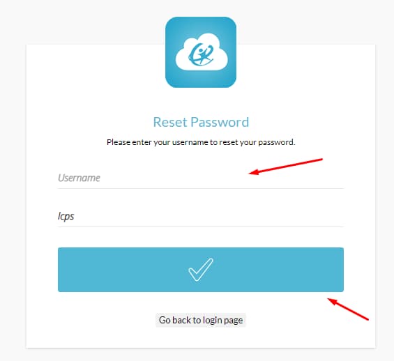 LCPSGo Recover Forget Password
