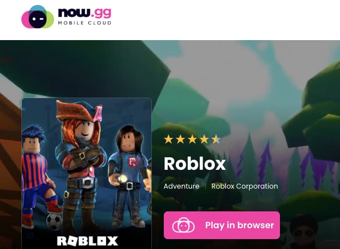 https Now.gg Roblox – Play Roblox Instantly in Browser