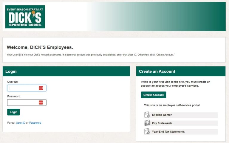 PaperlessEmployee DSG – Login DICK’S Employees Tax and Pay Statements