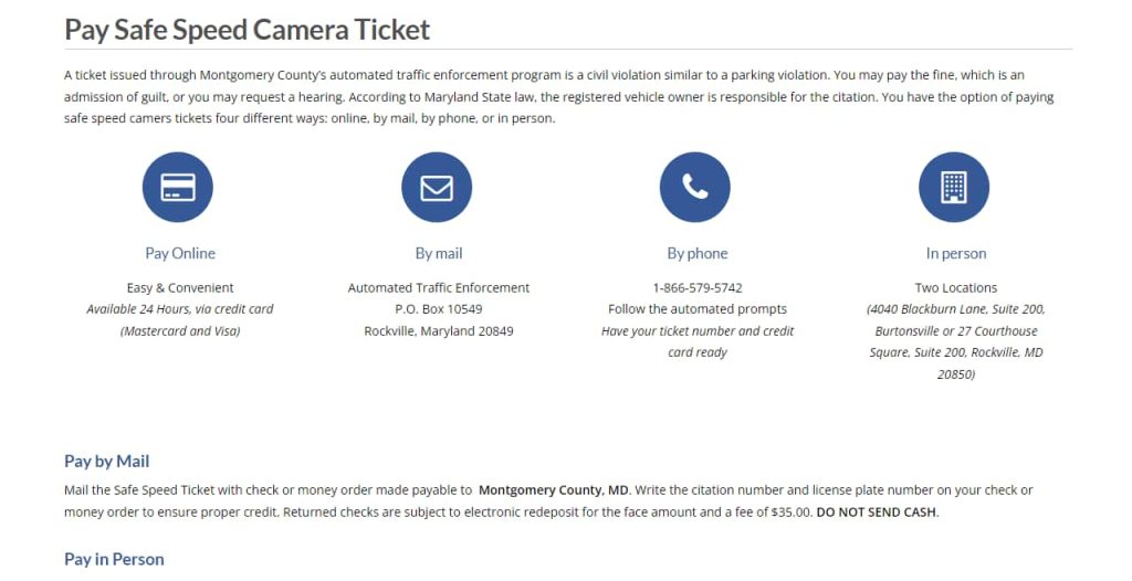 www.MontgomeryCountyMD/SafeSpeedPay