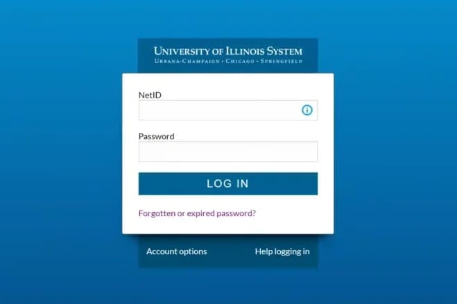 UIUC Self Service Login