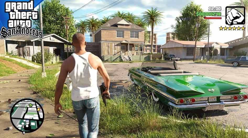 GTA San Andreas PPSSPP Zip File Download Highly Compressed