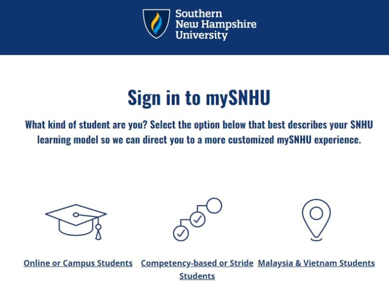 mySNHU Login – Southern New Hampshire University