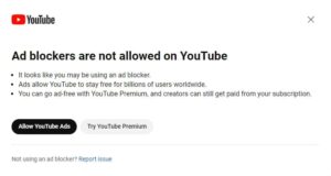 YouTube Gets Tough on Ad Blockers