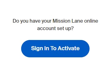 Activating Your Mission Lane Card