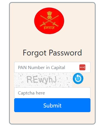 forget Hamraaz App Password